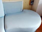 Sofa lenkta, kampas su daiktadeze, nestandartine - nuotraukos Nr. 5