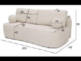 Nenaudota moderni Sofa su miegama dalimi. - nuotraukos Nr. 2