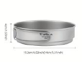Titaninė turistinė keptuvė 500 ml 97g