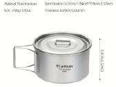Titaninis turistinis puodelis-dubenėlis „Tiartisan - nuotraukos Nr. 2