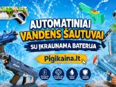 Automatinis vandens šautuvas, su įkraunama baterij
