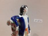 Antikvarinė „staffordshire“ Xixa, statulėlė - nuotraukos Nr. 7