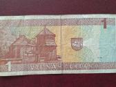 Lietuva banknotai 1991 m litai - nuotraukos Nr. 2