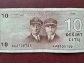 Lietuva banknotai 1991 m litai - nuotraukos Nr. 7