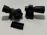 Airsoft kolimatorius ir artintojas