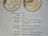 Parduodu paauksuotus medalius su sertifikatais