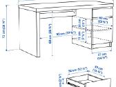 Stalas ikea malm - nuotraukos Nr. 7