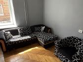 Miegamoji sofa su foteliu