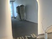 Asimetrinis veidrodis su LED apšvietimu - nuotraukos Nr. 2