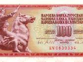 Yugoslavia 100 dinara 1965. Unc. P - nuotraukos Nr. 2