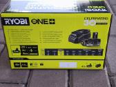 Ryobi One+ akumuliatorius 4ah + pakrovėjas, nauji. - nuotraukos Nr. 2