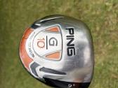 Ping G10 driveris, 9 lofto.