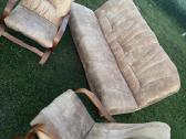 Premium sofa-lova + 2 foteliai