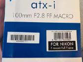 Tokina atx-i 100mm F2.8 Ff Macro, Nikon - nuotraukos Nr. 2