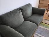 Nemokamai - Dėvėta žalia sofa - nuotraukos Nr. 2