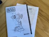 Black+decker smūginis suktuvas gręžtuvas Bdchd18 - nuotraukos Nr. 7