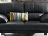 Nauja Odinė sofa su pufu