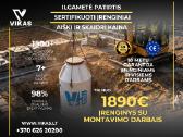 Įrenginiai su darbais tik nuo 1890€