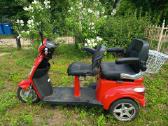 Parduodu triratį dvivietį elektrinį motorolerį