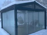Berėmės stumdomos stiklo sistemos terasoms, balkon - nuotraukos Nr. 15