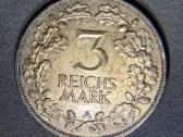 3 Reichsmark 1925 A (Reino krašto tūkstantmetis) - nuotraukos Nr. 2