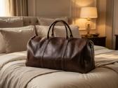 Rankų darbo odinės duffle tašės, 623328 cm - nuotraukos Nr. 2