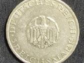 5 markės 1929 D Sidabras (G. E. Lessing) Reta - nuotraukos Nr. 2
