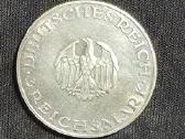 3 markės 1929 D Sidabras (G. E. Lessing) - nuotraukos Nr. 2