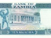 Zambia 10 kwacha 1989-1991. Unc. P