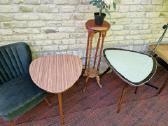 Vintažiniai mid century kavos staliukai