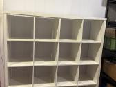 Lentyna Ikea Kallax 4x4 balta