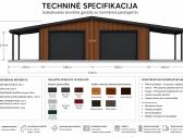 Metaliniai garažai 1–4 automobiliams - nuotraukos Nr. 2