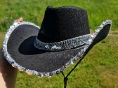 Kaubojiška skrybelė kepurė Cowboy Cowgirl - nuotraukos Nr. 2
