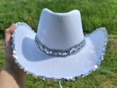 Kaubojiška skrybelė kepurė Cowboy Cowgirl - nuotraukos Nr. 4