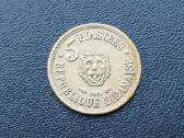 5 piastrai 1961m. Libanas