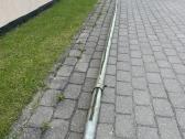 Teleskopinis aliuminis stiebas. Aukštis 15 metrų.