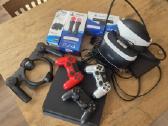 Ps4 Slim 500gb + Vr komplektas + 3 pulteliai