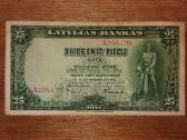 Latvijos 25 latu banknotas