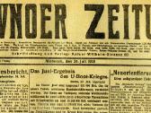 1918 Kauno laikraštis Kownoer Zeitung loterija