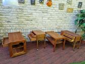 Vintažiniai mid century tikmedžio staliukai - nuotraukos Nr. 2