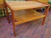 Vintažiniai mid century tikmedžio staliukai - nuotraukos Nr. 12