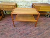 Vintažiniai mid century tikmedžio staliukai - nuotraukos Nr. 13