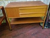 Vintažiniai mid century tikmedžio staliukai - nuotraukos Nr. 19