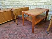 Vintažiniai mid century tikmedžio staliukai - nuotraukos Nr. 30