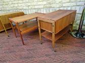 Vintažiniai mid century tikmedžio staliukai - nuotraukos Nr. 33