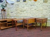 Vintažiniai mid century tikmedžio staliukai - nuotraukos Nr. 38