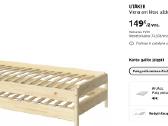 Ikea Utaker dviguba lova su čiužiniu 200x80 - nuotraukos Nr. 4