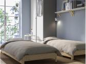 Ikea Utaker dviguba lova su čiužiniu 200x80