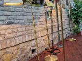 Vintažiniai mid century žalvariniai toršerai - nuotraukos Nr. 11