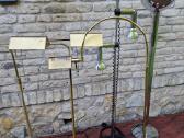 Vintažiniai mid century žalvariniai toršerai - nuotraukos Nr. 17
